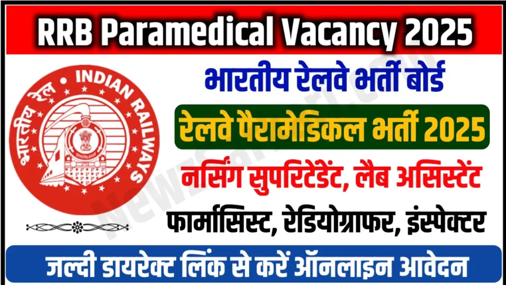 rrb paramedical recruitment 2025 exam date