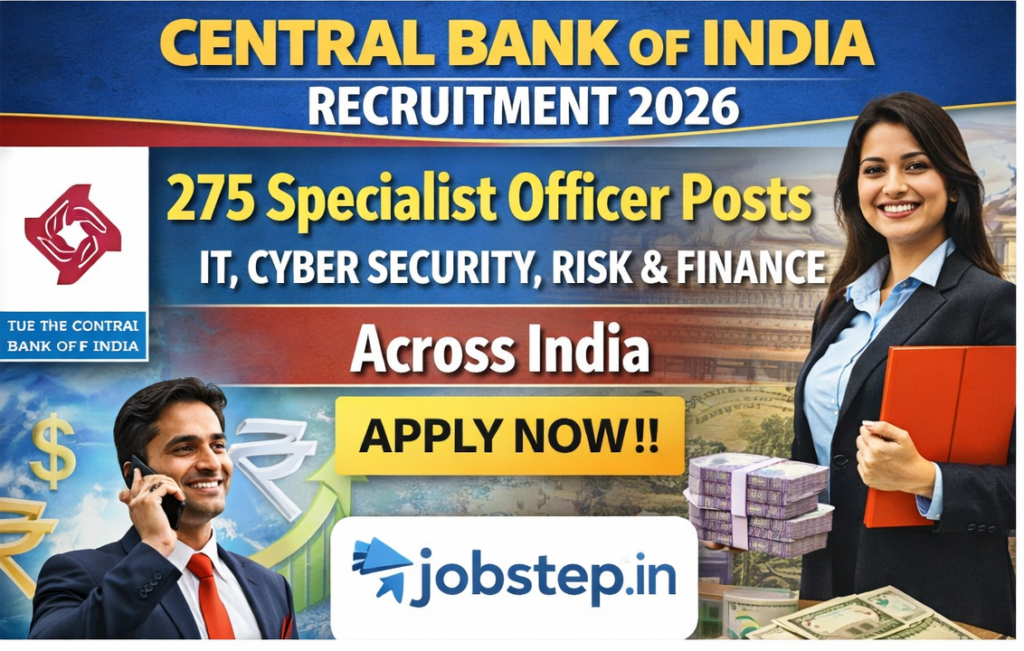 Central Bank of India Specialist Officers Recruitment 2026