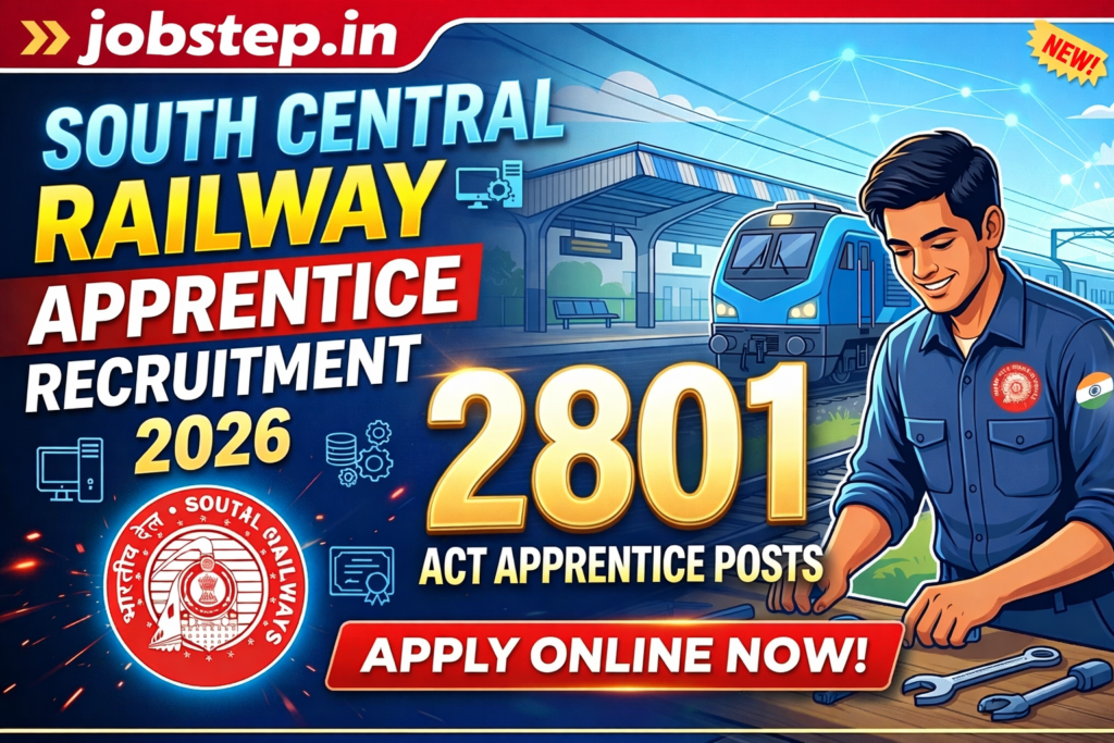 South Central Railway RRC SCR Various Trade Apprentices 2026 | Total Post 2801