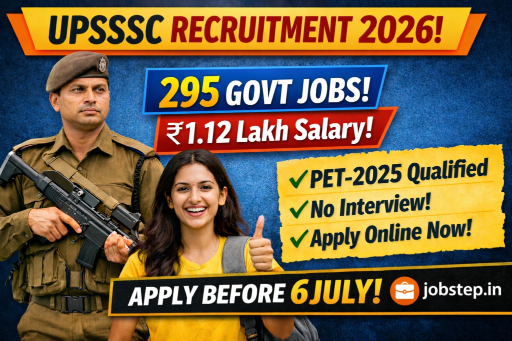 UPSSSC Recruitment 2026: 295