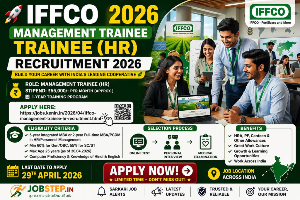 Home HR IFFCO Management Trainee HR Recruitment 2026